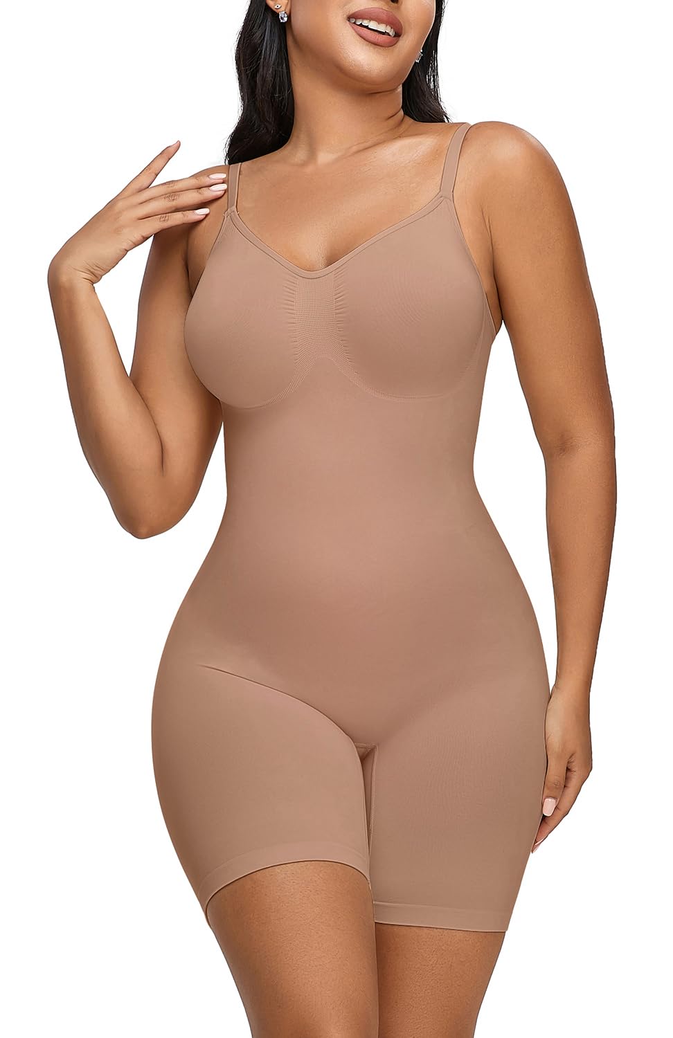 Seamless Sculpt Mid-Thigh Shorts Bodysuit