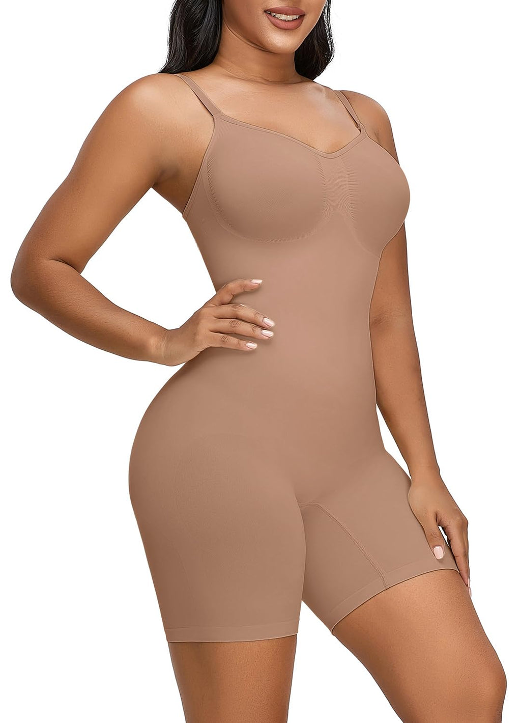 Seamless Sculpt Mid-Thigh Shorts Bodysuit