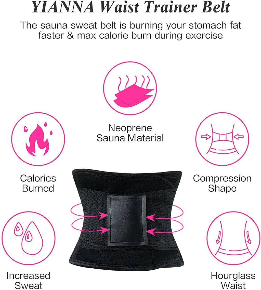 Sweat Sculpt Adjustable Waist Trainer Belt