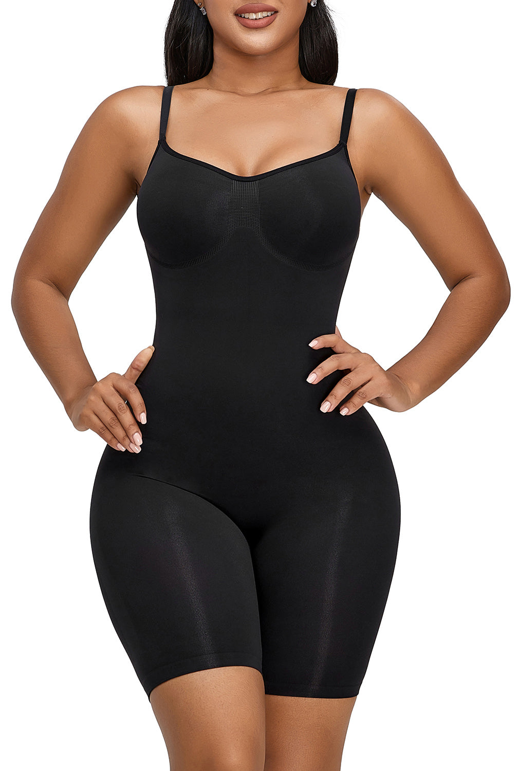 Seamless Sculpt Mid-Thigh Shorts Bodysuit