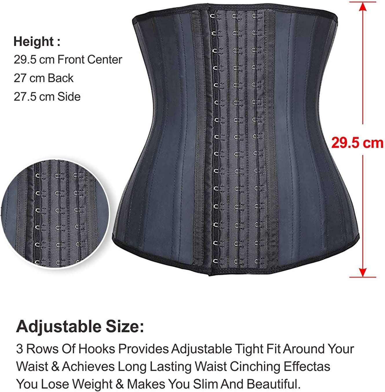 Classic Latex Steel Boned Waist Trainer