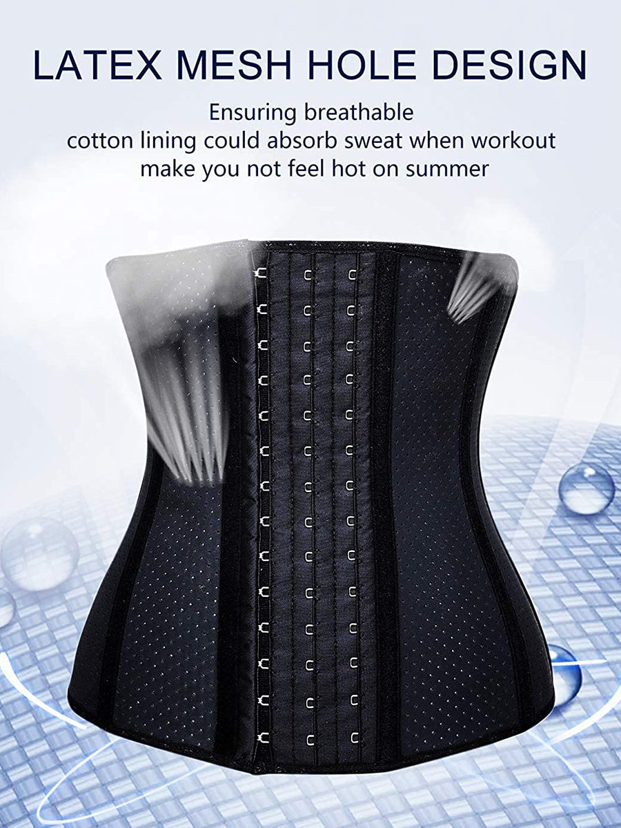Breathable Mesh Steel Boned Waist Trainer