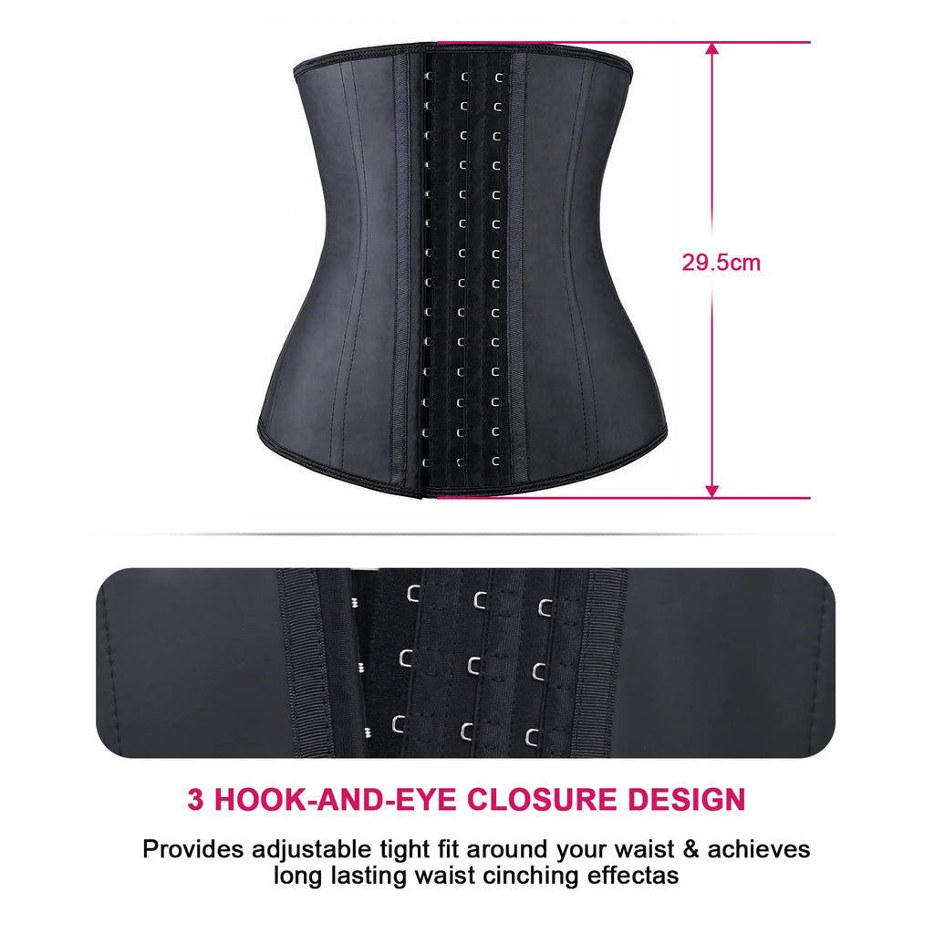 Classic 3 Hook Steel Boned Waist Trainer