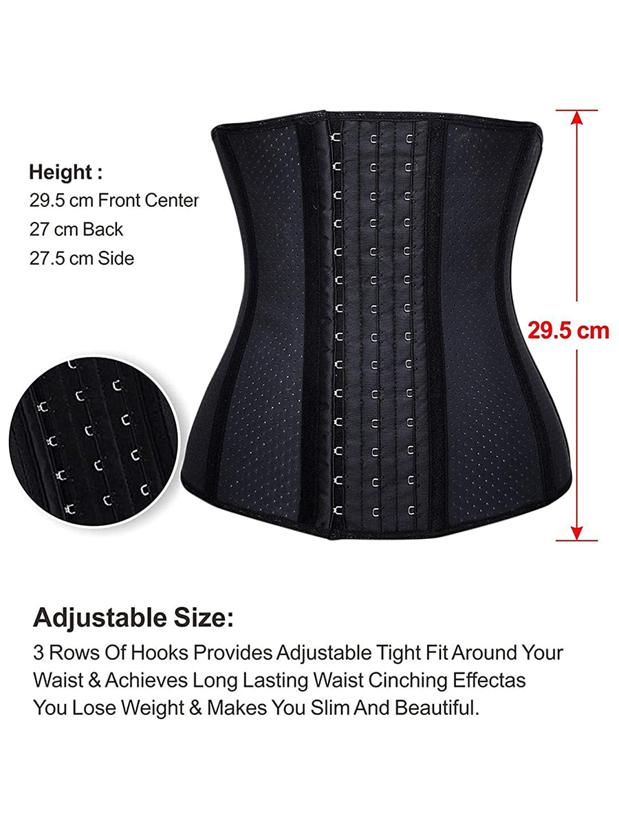 Breathable Mesh Steel Boned Waist Trainer