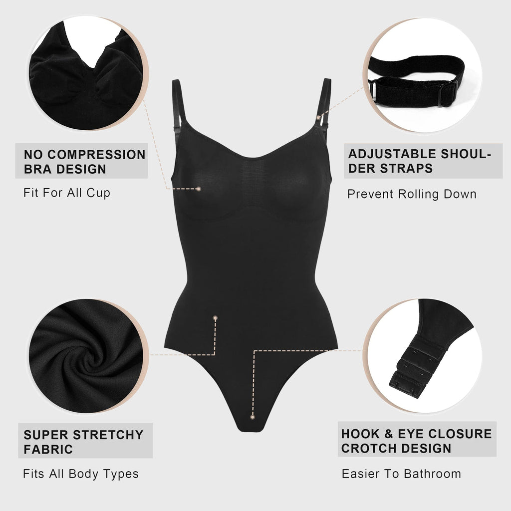 Seamless Sculpt Thong Bodysuit