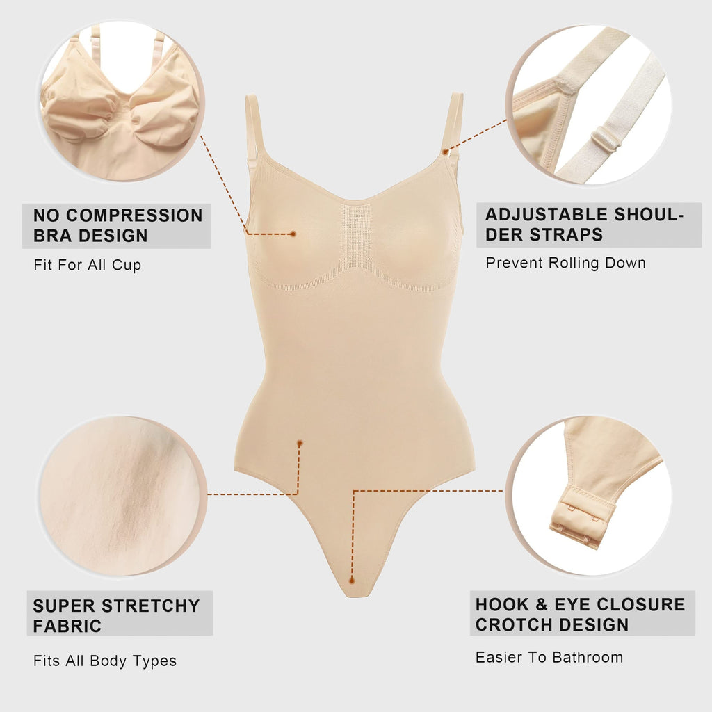 Seamless Sculpt Thong Bodysuit