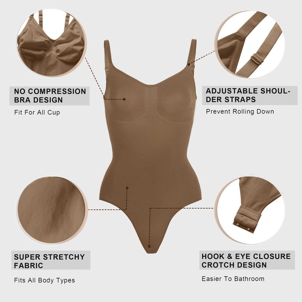 Seamless Sculpt Thong Bodysuit
