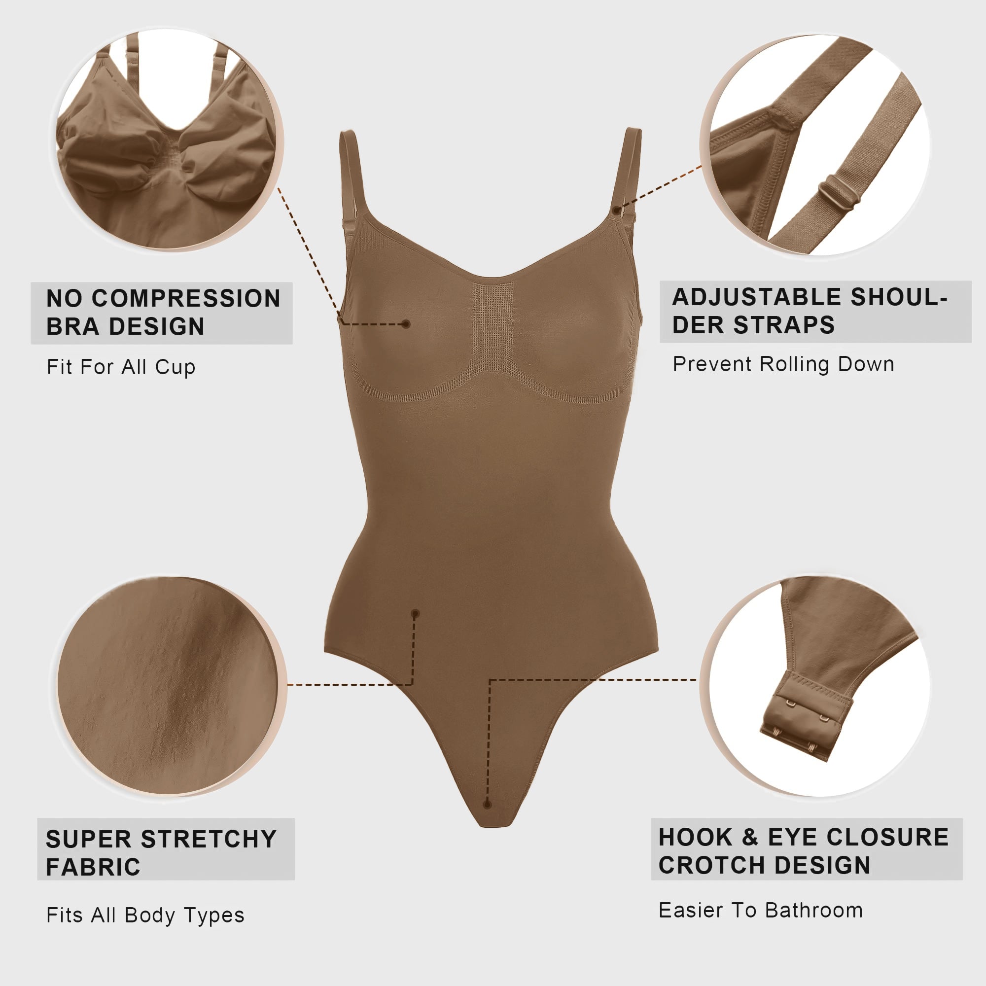 Seamless Sculpt Thong Bodysuit