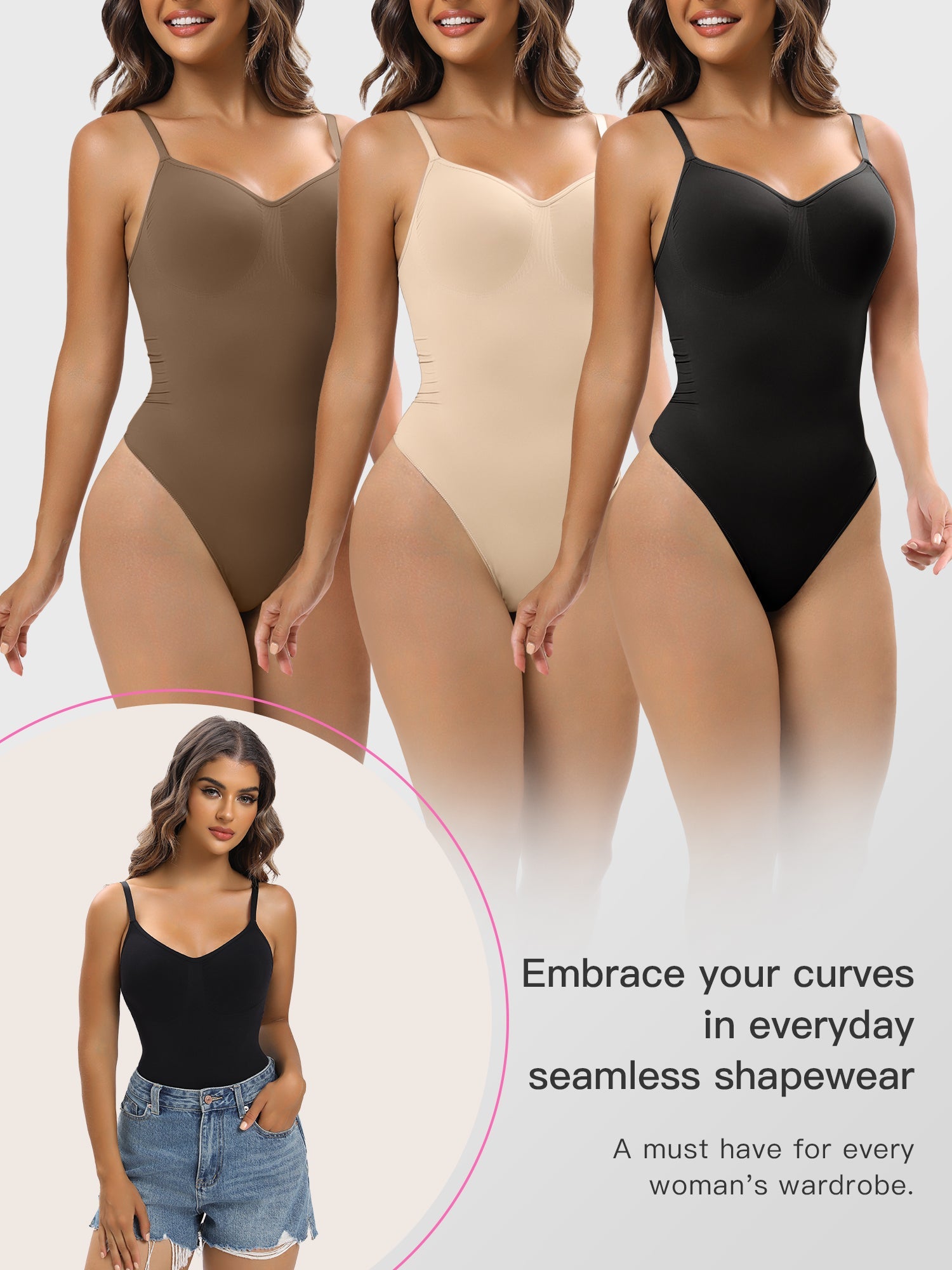 Seamless Sculpt Thong Bodysuit