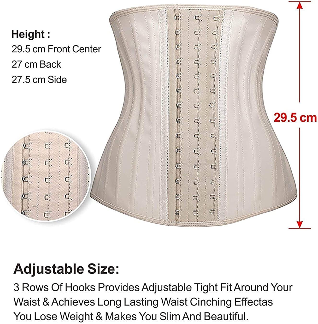 Classic Latex Steel Boned Waist Trainer