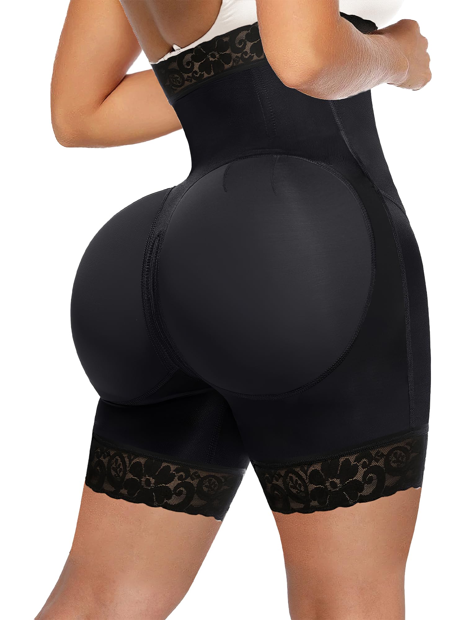 Strapless Tummy Control Mid-Thigh Shorts Faja