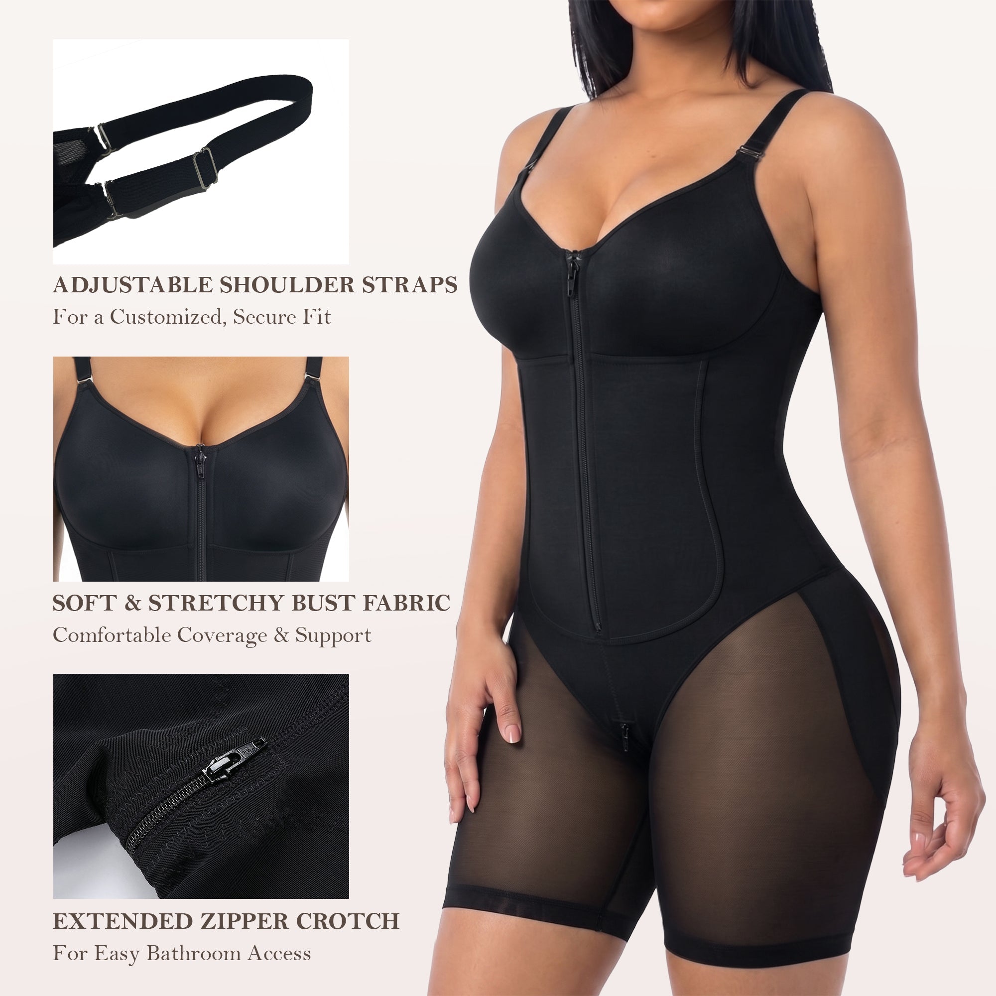 U-Shaped 3-Layer Fajas Colombianas Shapewear