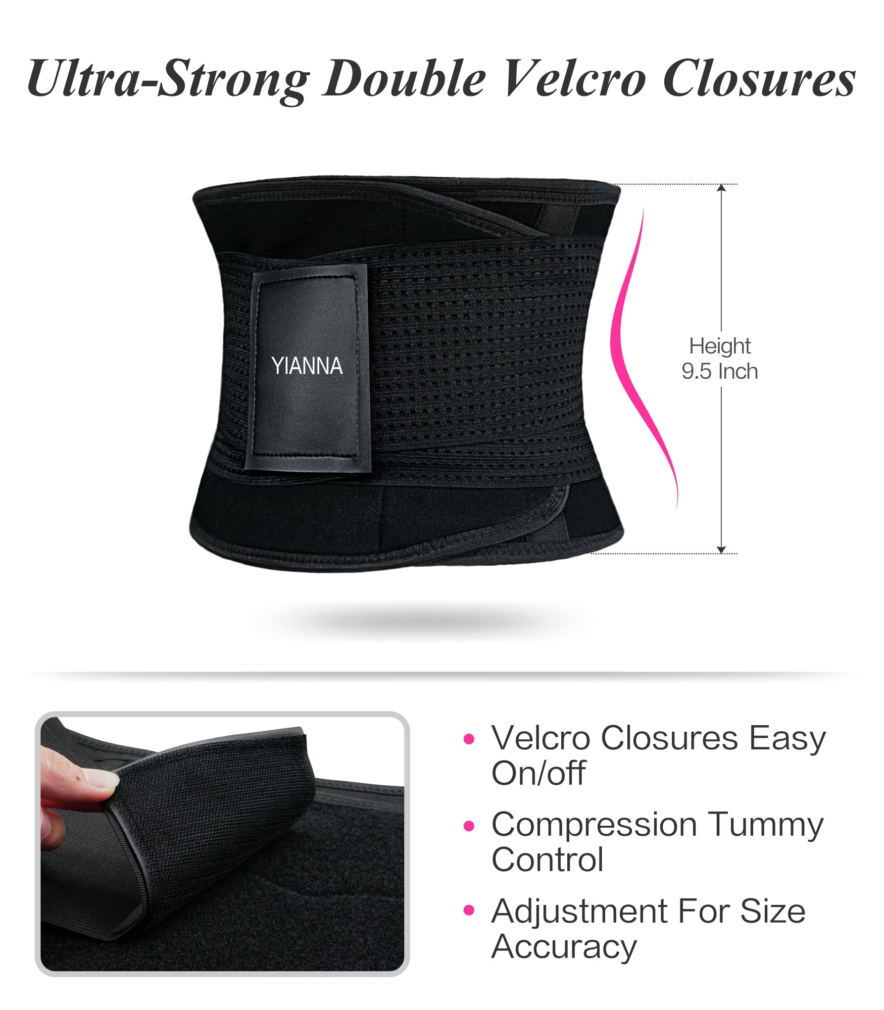 Sweat Sculpt Adjustable Waist Trainer Belt