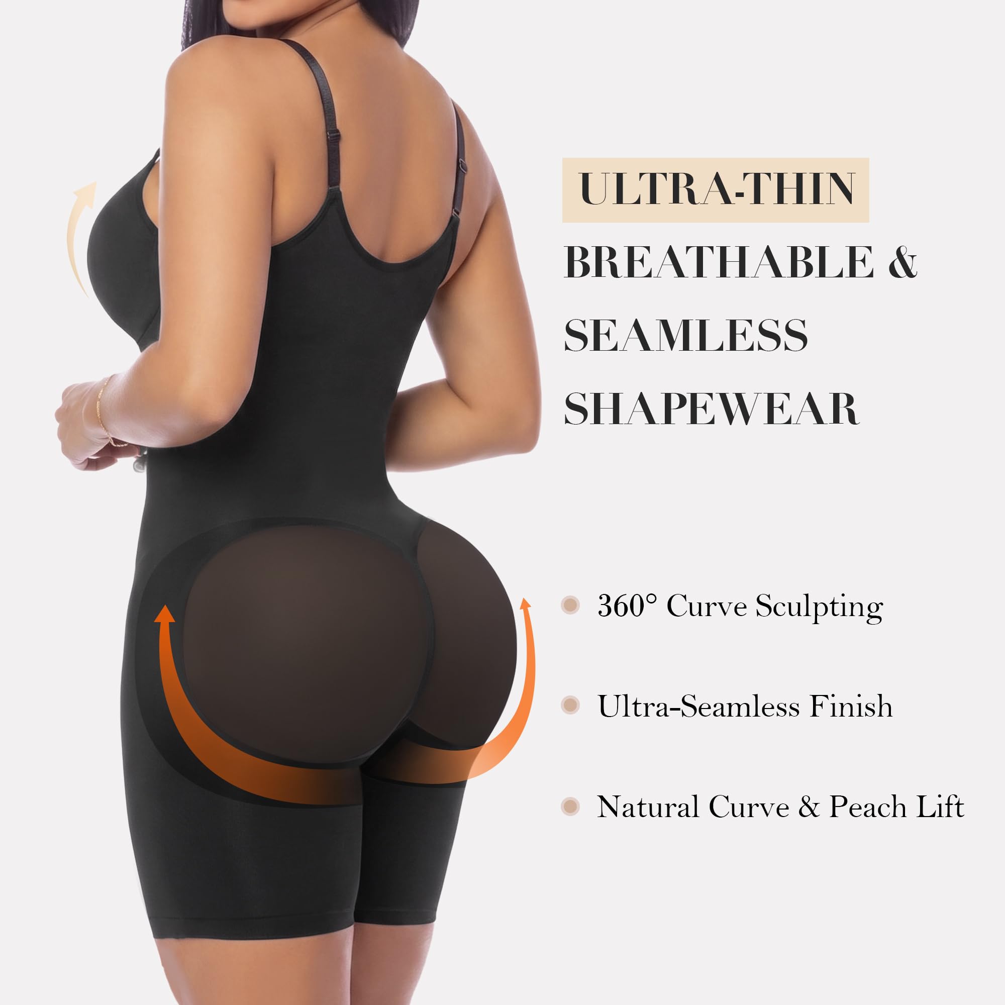 Seamless Sculpt Mid-Thigh Bodysuit