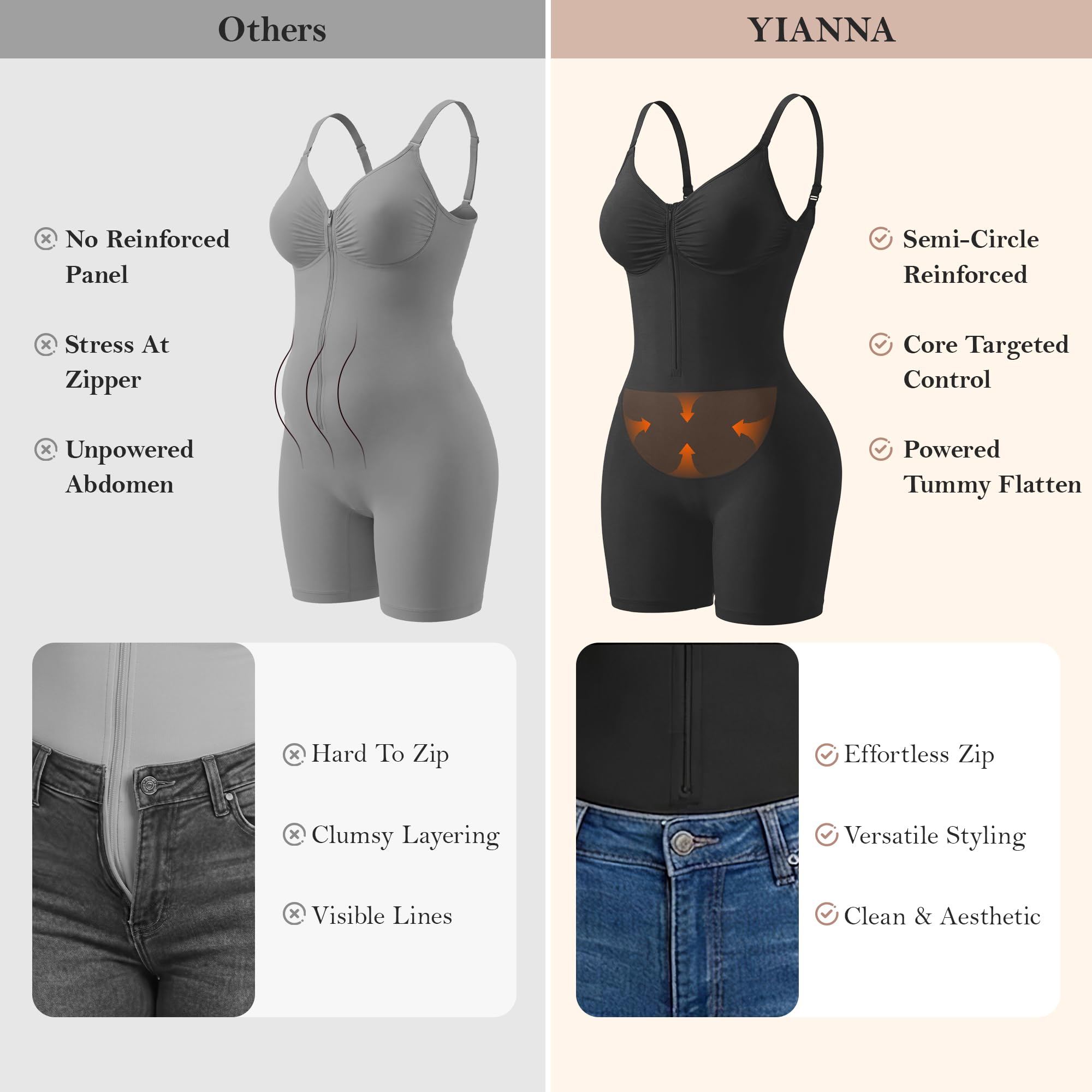Seamless Sculpt Mid-Thigh Bodysuit