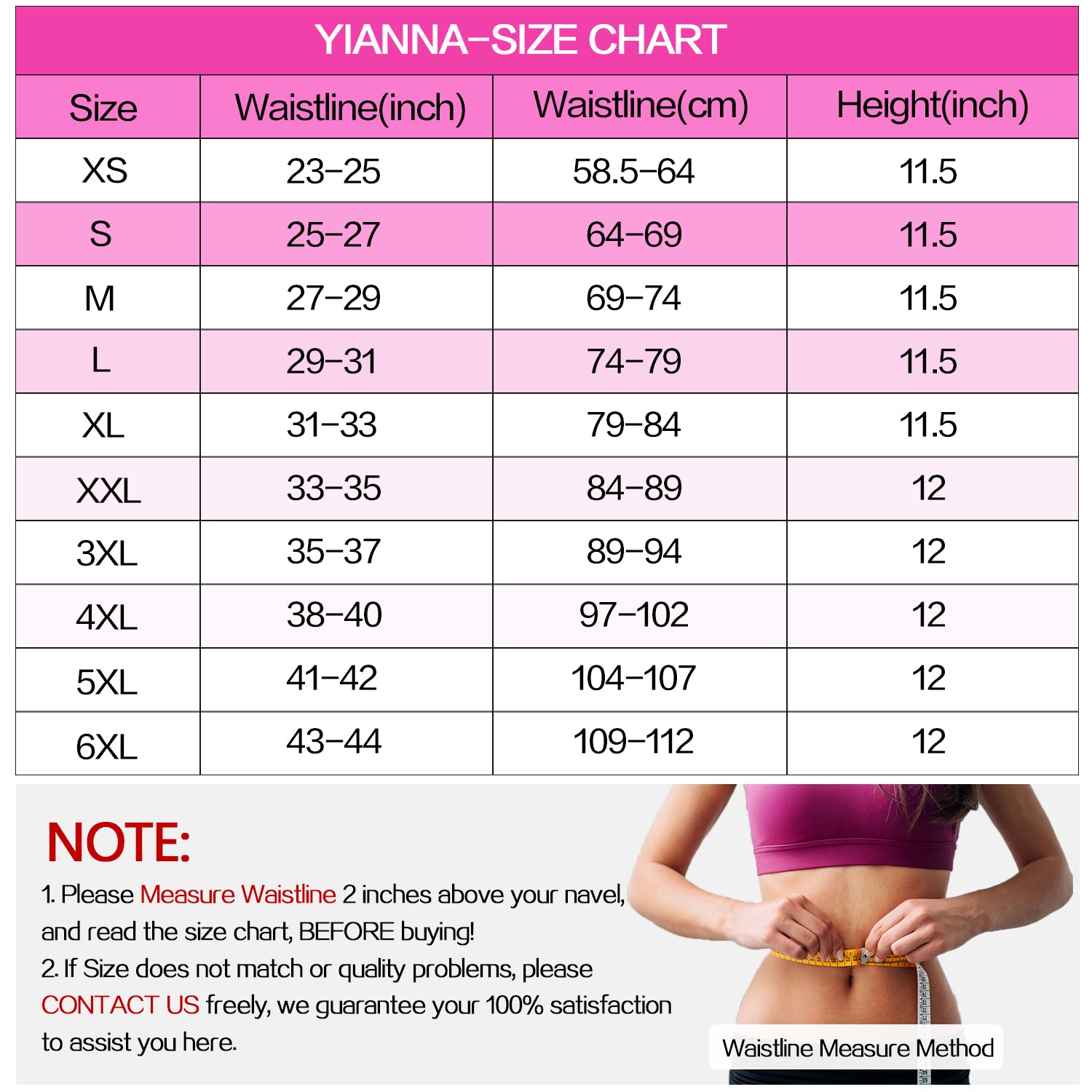 Classic 3 Hook Steel Boned Waist Trainer