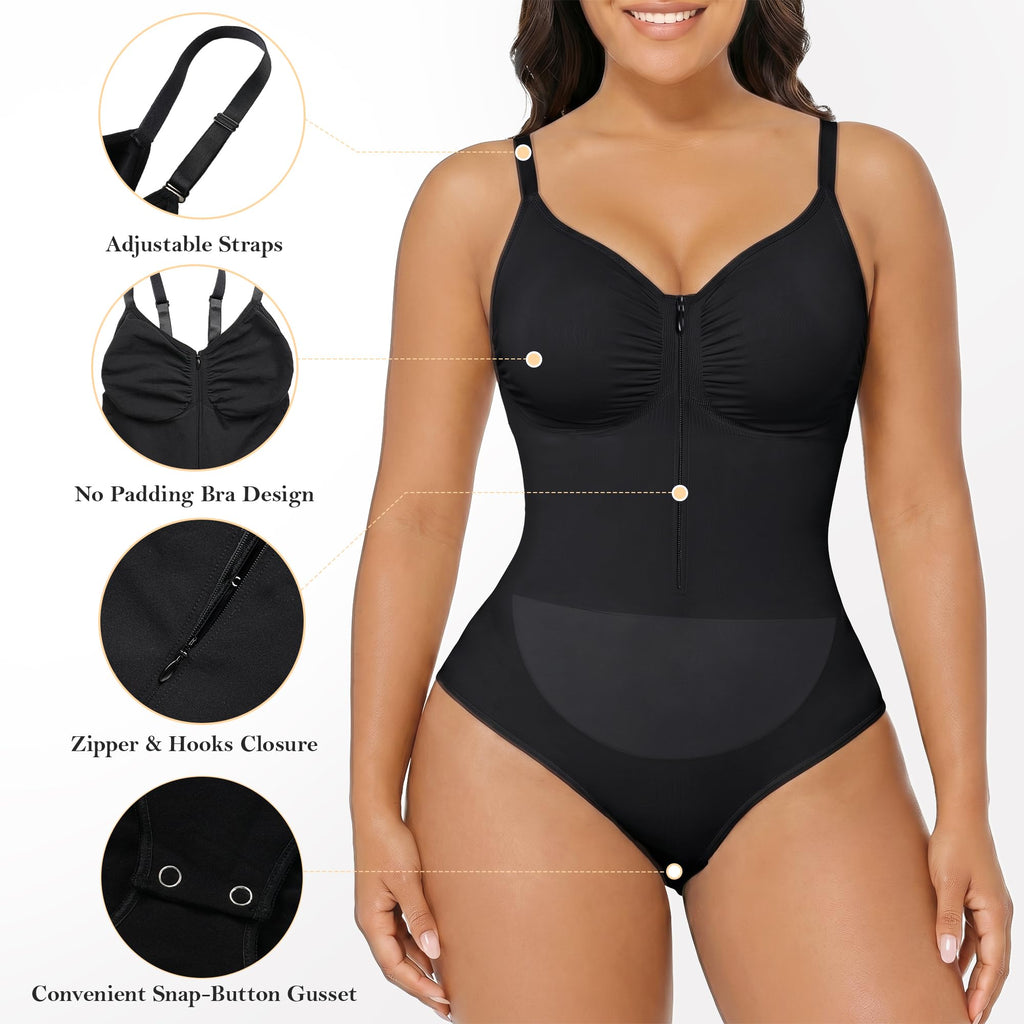 Seamless Tummy Control Shapewear Brief Bodysuit