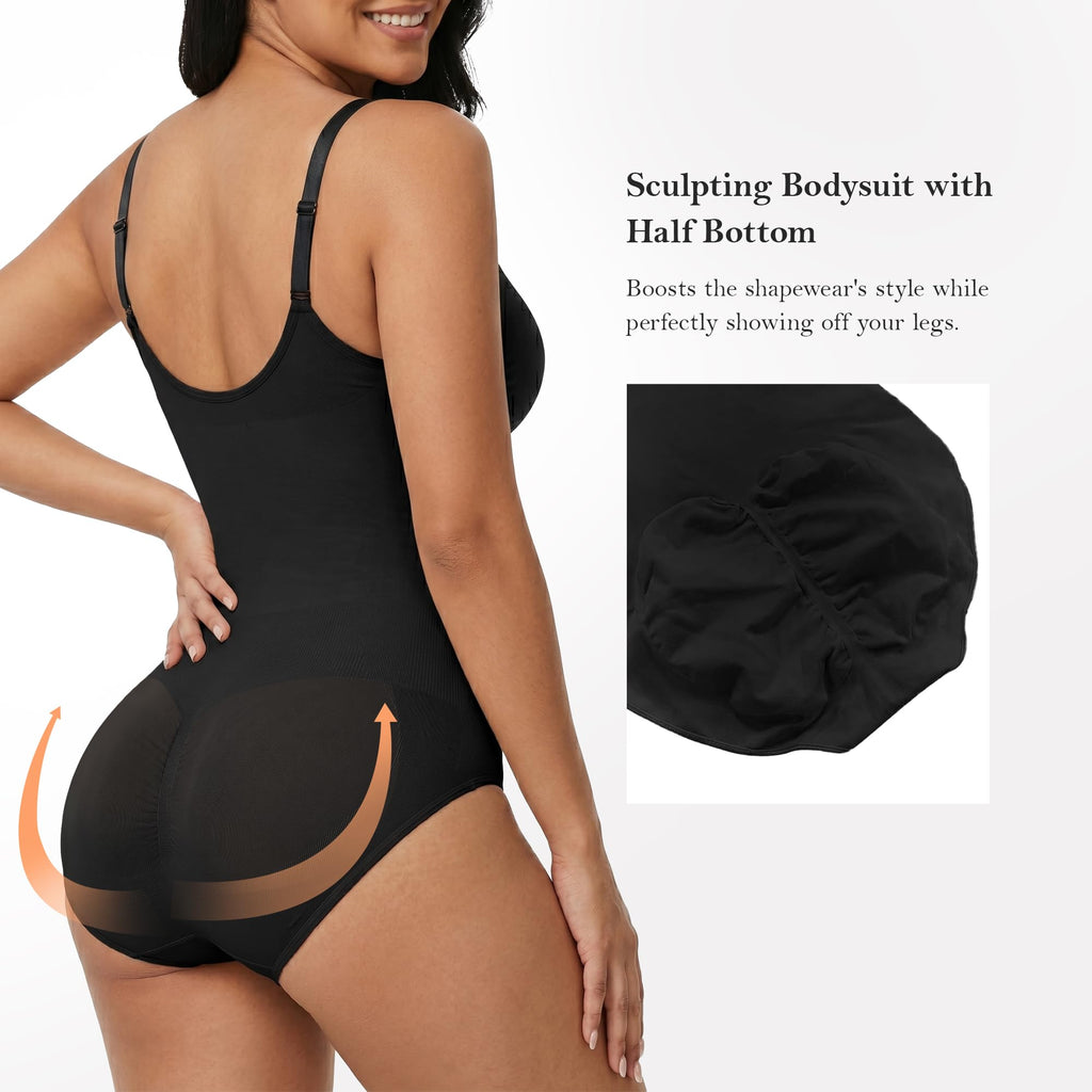 Seamless Tummy Control Shapewear Brief Bodysuit