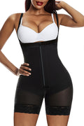 Open Bust High Back Mid-Thigh Faja Bodysuit