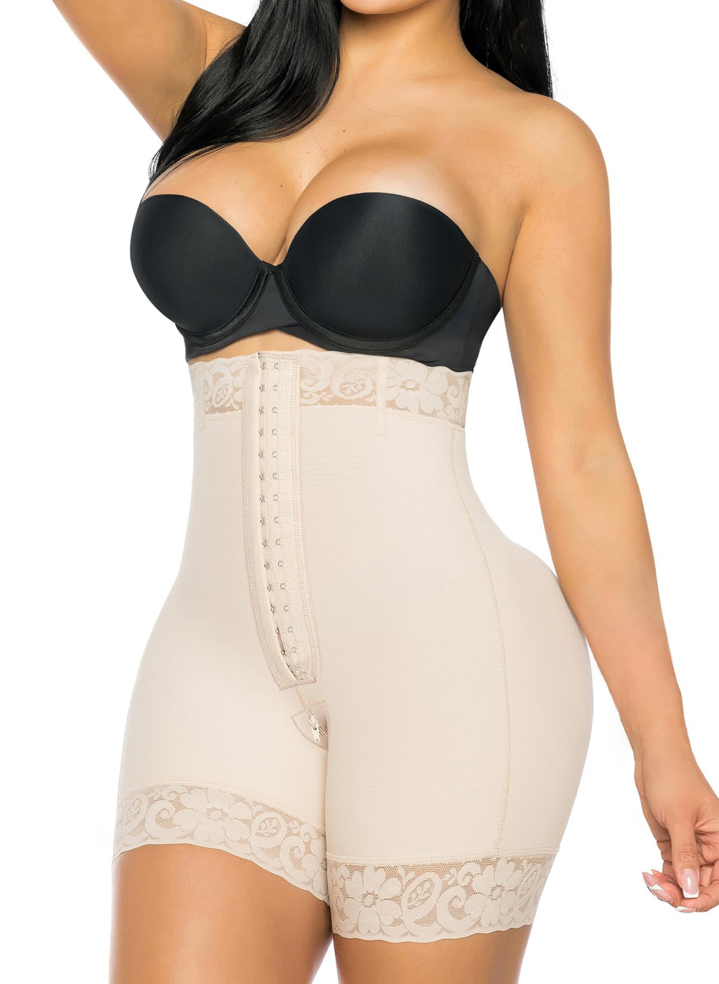 Strapless Tummy Control Mid-Thigh Shorts Faja