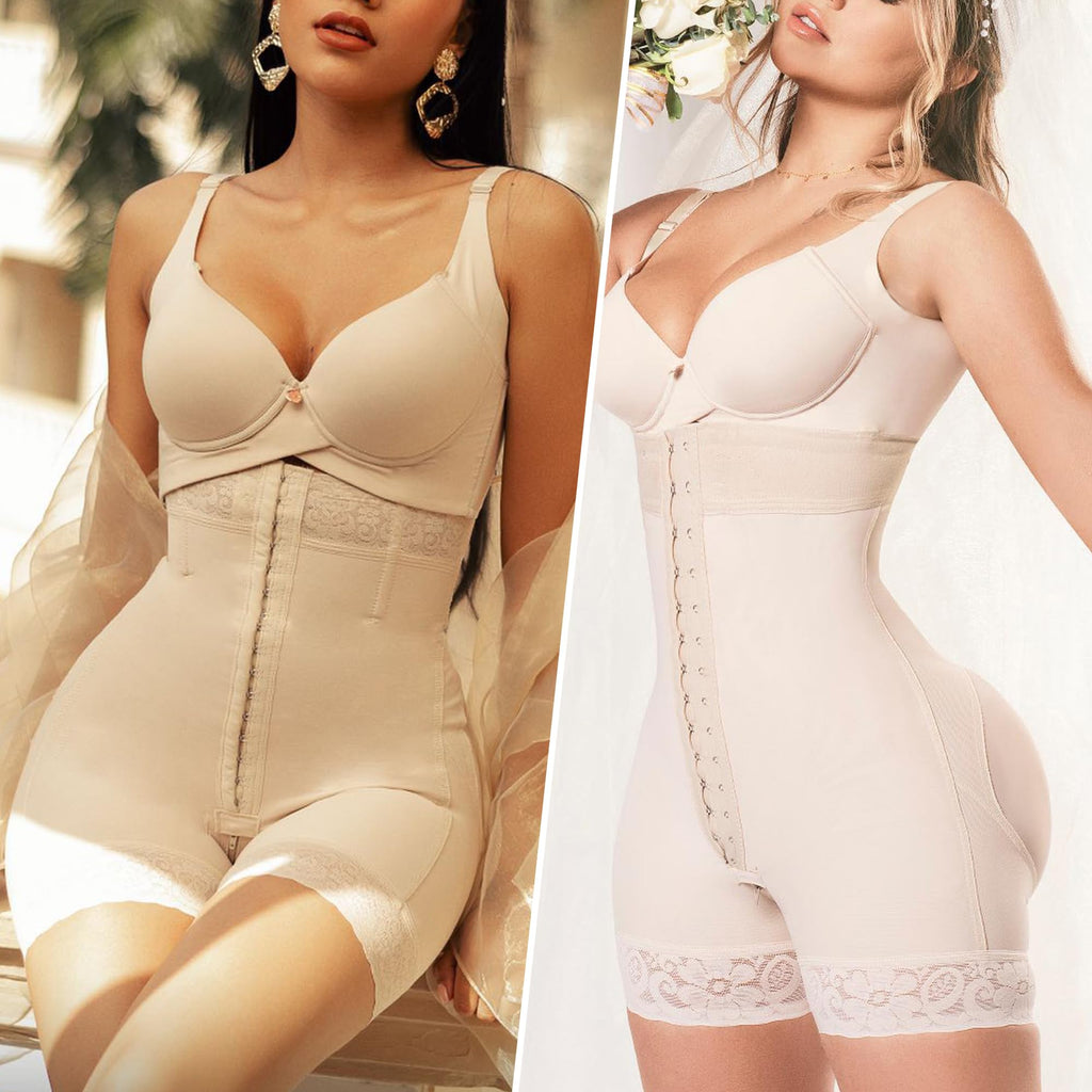 Strapless Tummy Control Mid-Thigh Shorts Faja