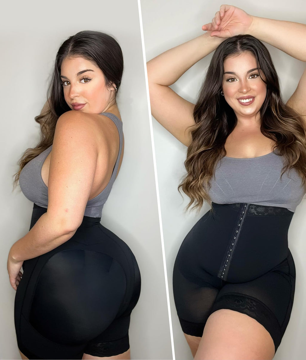 Strapless Tummy Control Mid-Thigh Shorts Faja
