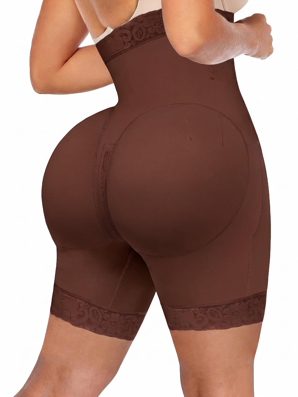 Strapless Tummy Control Mid-Thigh Shorts Faja