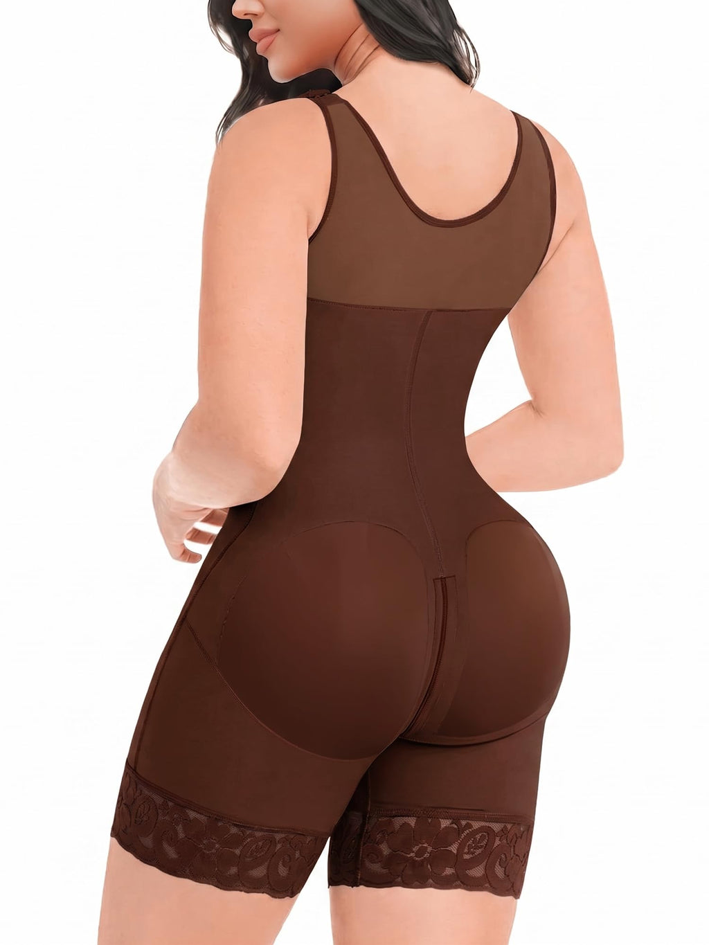 Front Hook Full Bust Mid-Thigh Shaping Shapewear
