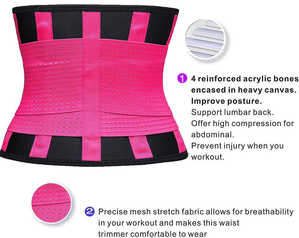 Sweat Sculpt Adjustable Waist Trainer Belt