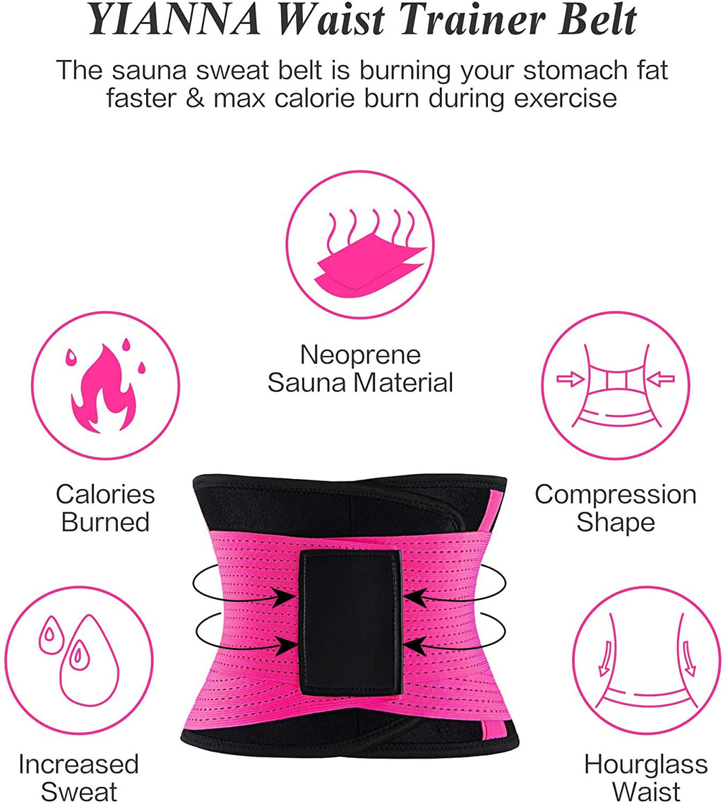 Sweat Sculpt Adjustable Waist Trainer Belt