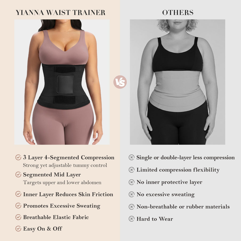 Triple Layer Sweat Sculpt Waist Trainer Belt