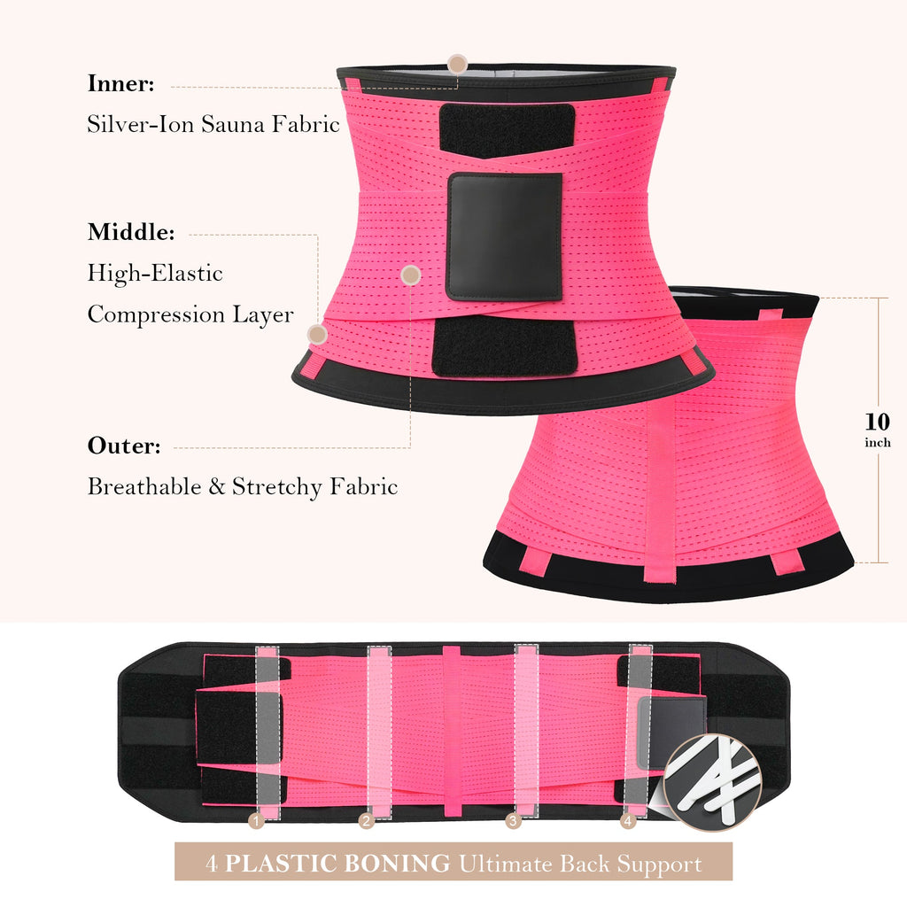 Triple Layer Sweat Sculpt Waist Trainer Belt