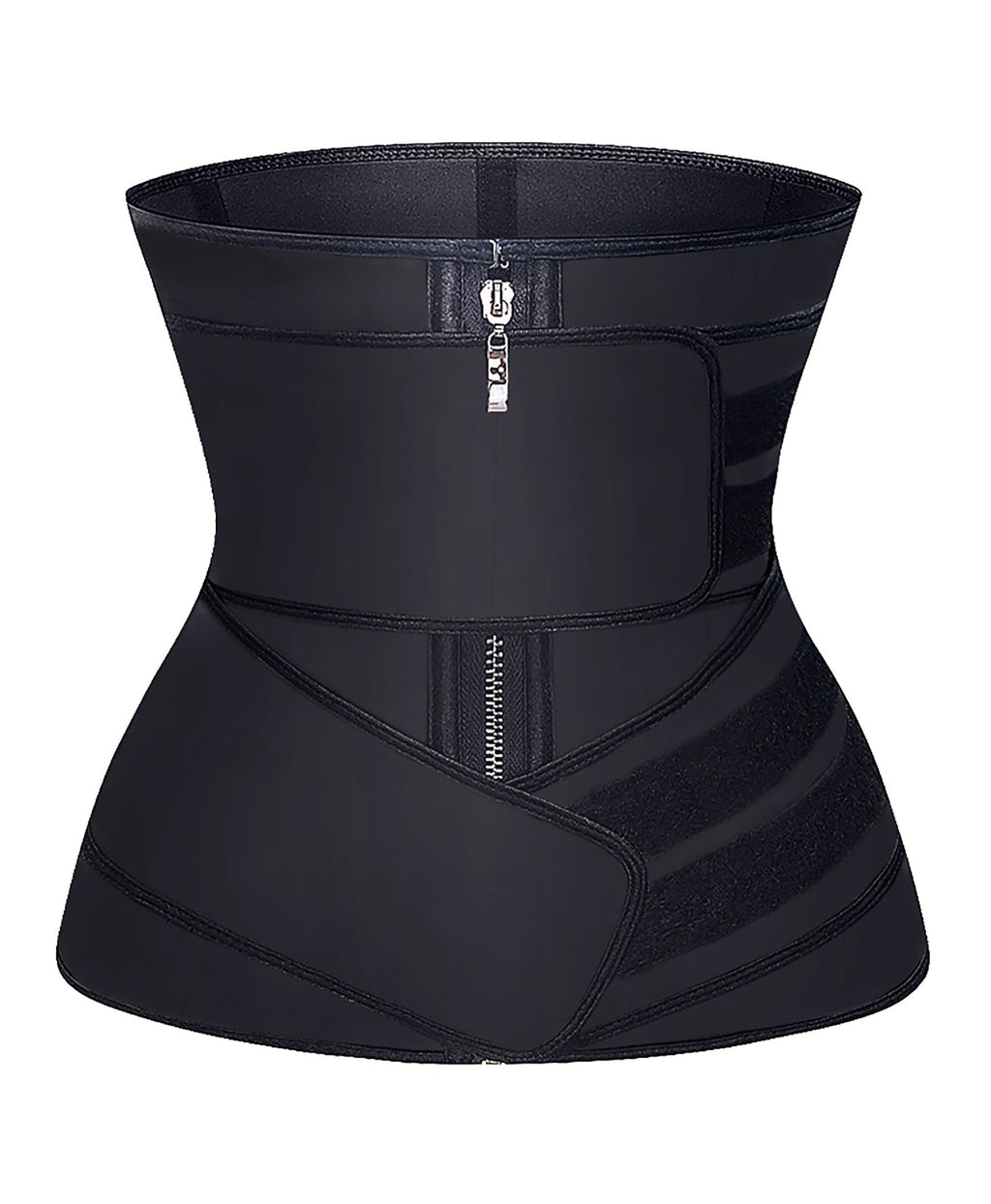 Double Belt Zip Waist Trainer