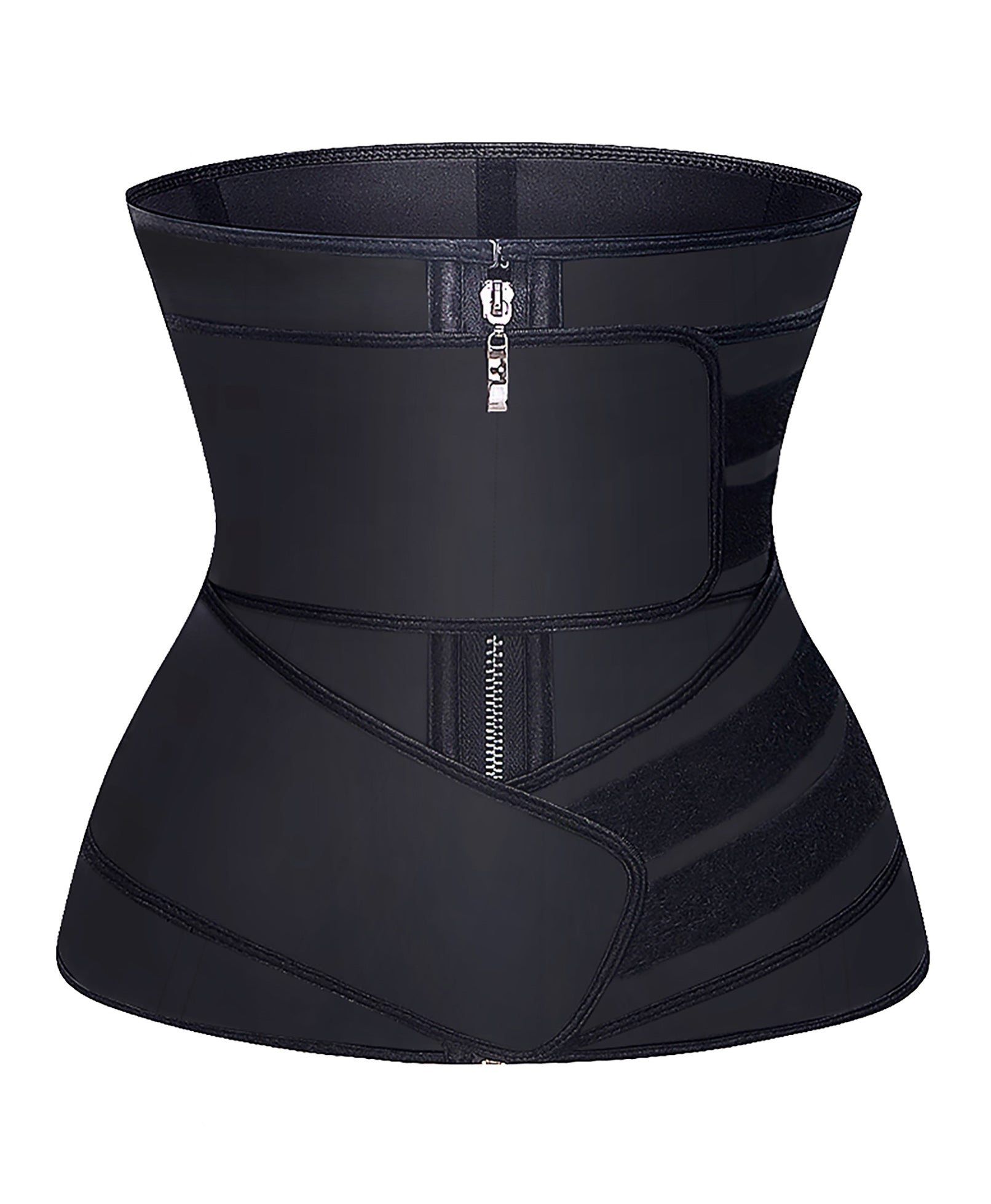 Double Belt Zip Waist Trainer
